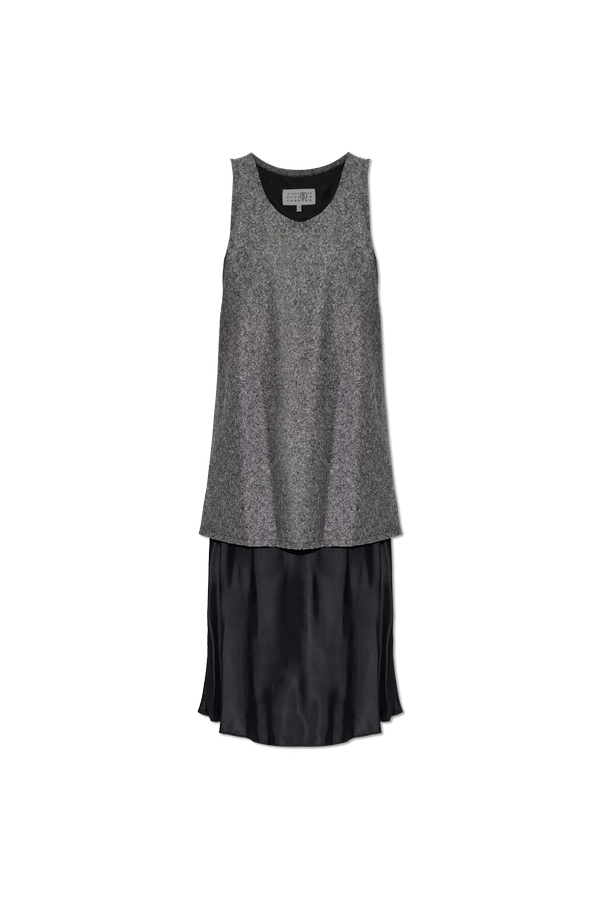 Dress made of combined materials od MM6 Maison Margiela