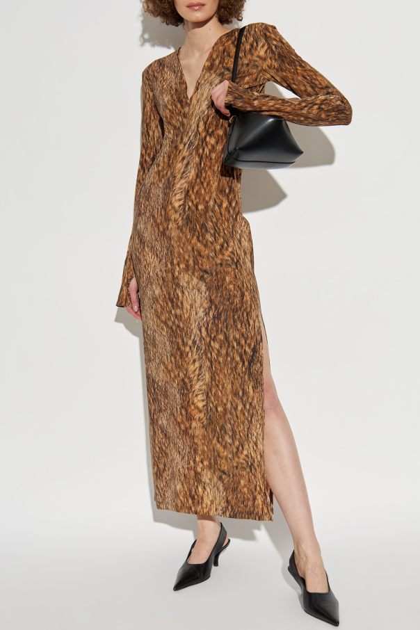 MM6 Maison Margiela Sukienka z nadrukiem