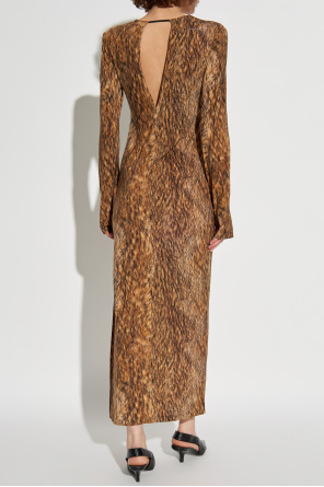 MM6 Maison Margiela Sukienka z nadrukiem