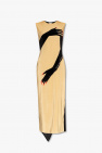 Loewe beige Maxi velour dress