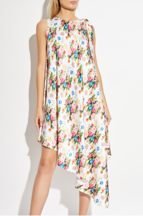 Loewe Silk dress with asymmetric hem