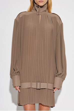MM6 Maison Margiela Vestido plisado