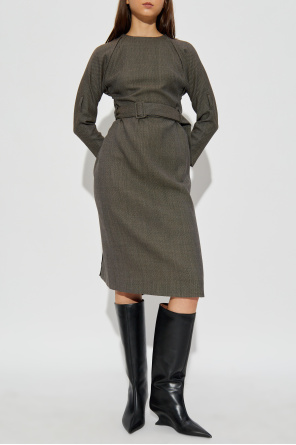 MM6 Maison Margiela Vestido con cinturón
