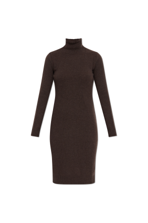 Wool turtleneck dress