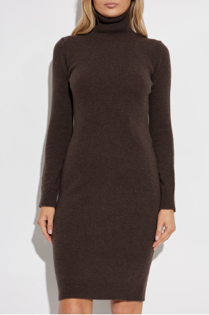 MM6 Maison Margiela Vestido de lana con cuello alto