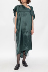 MM6 Maison Margiela GREEN Dress with logo patch