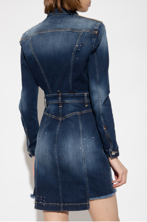 Dsquared2 Asymmetrical denim dress