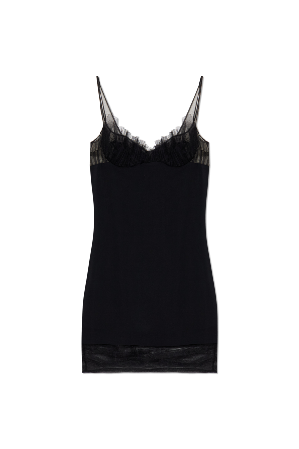 Strappy dress with tulle inserts od Dsquared2