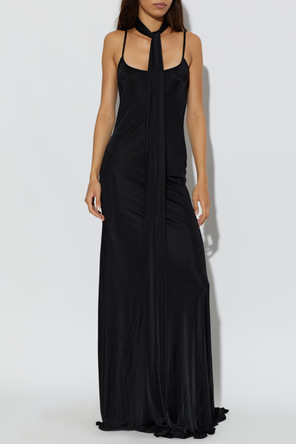 Dsquared2 Langes Kleid mit asymmetrischem Schnitt