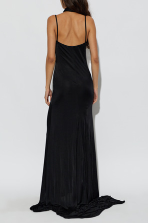 Dsquared2 Langes Kleid mit asymmetrischem Schnitt
