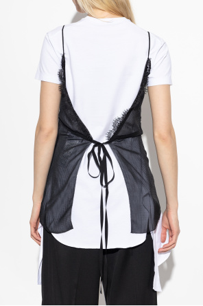 Dsquared2 Top aus kombinierten Materialien