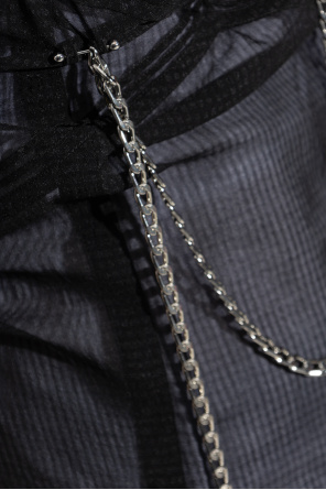 Dsquared2 Top aus kombinierten Materialien