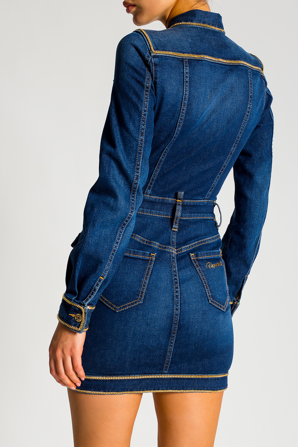 Dsquared2 Denim tie dress