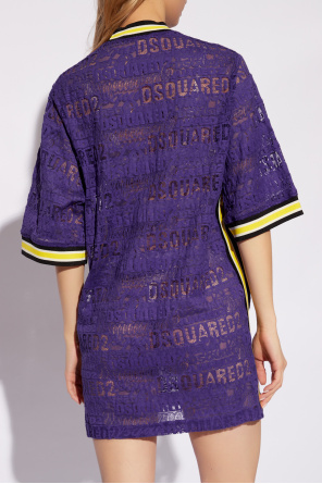 Dsquared2 Transparent dress with logo