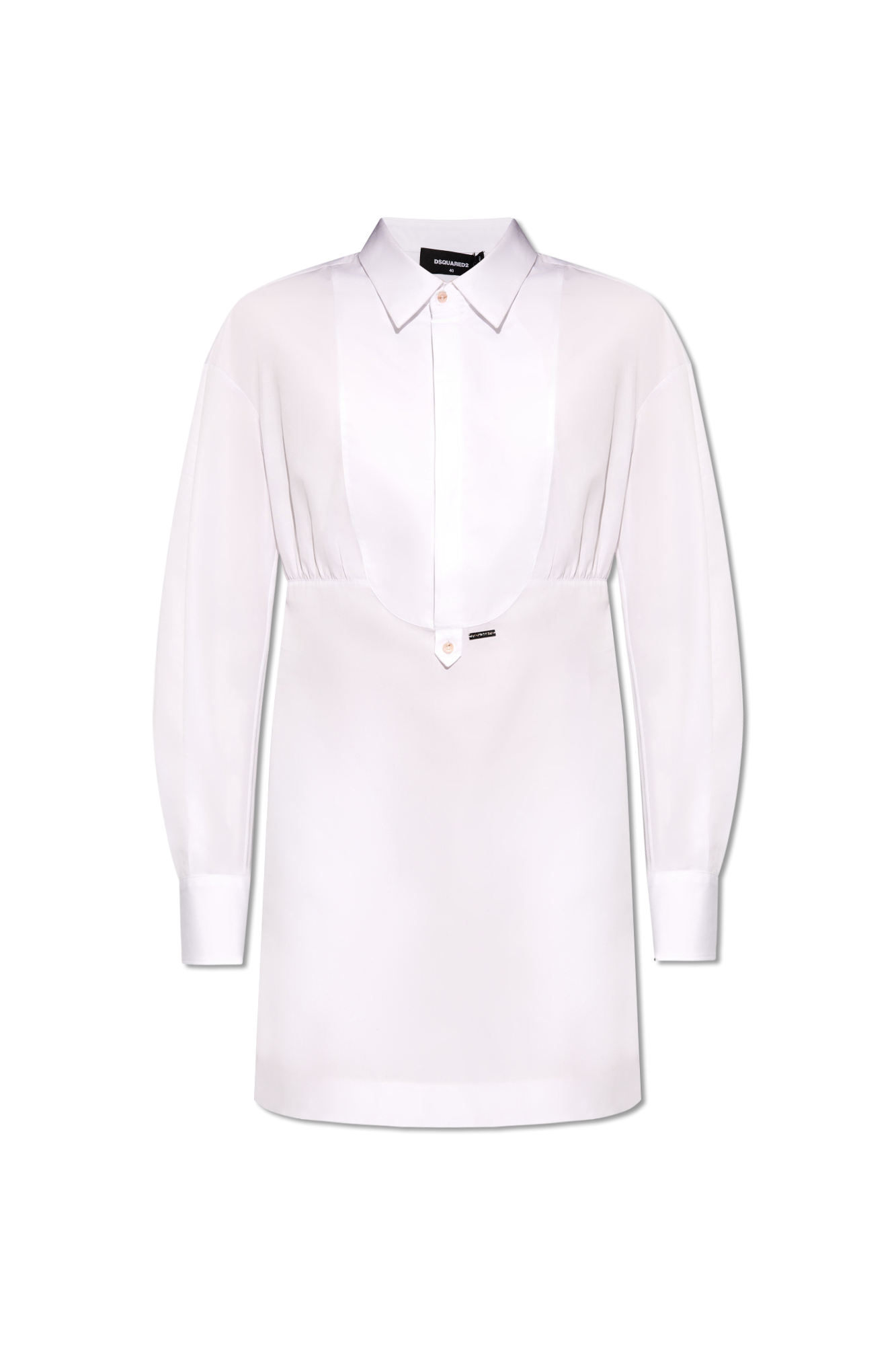 White Shirt dress Dsquared2 - IetpShops Norway - Underwear Woman