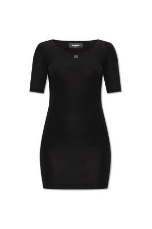 Dress with logo