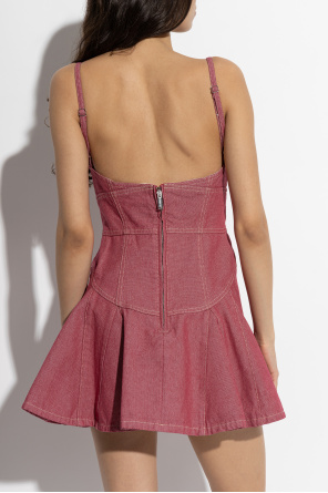 Dsquared2 Denim off-shoulder dress
