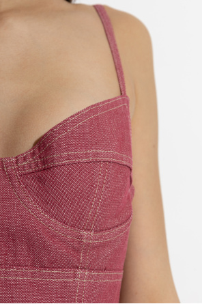 Dsquared2 Denim off-shoulder dress