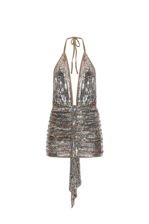 Wool dress with shimmering sequins od Dsquared2