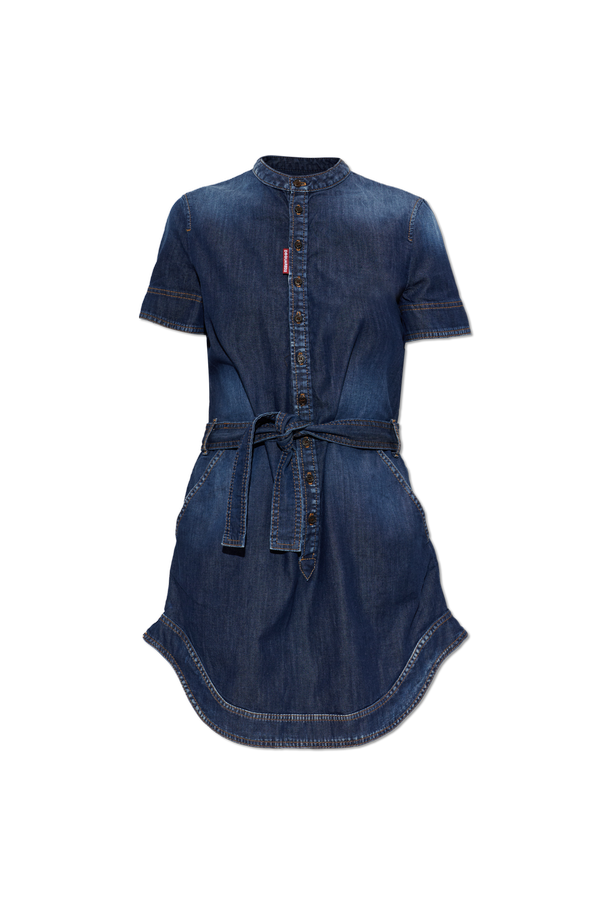 Denim dress with belt od Dsquared2