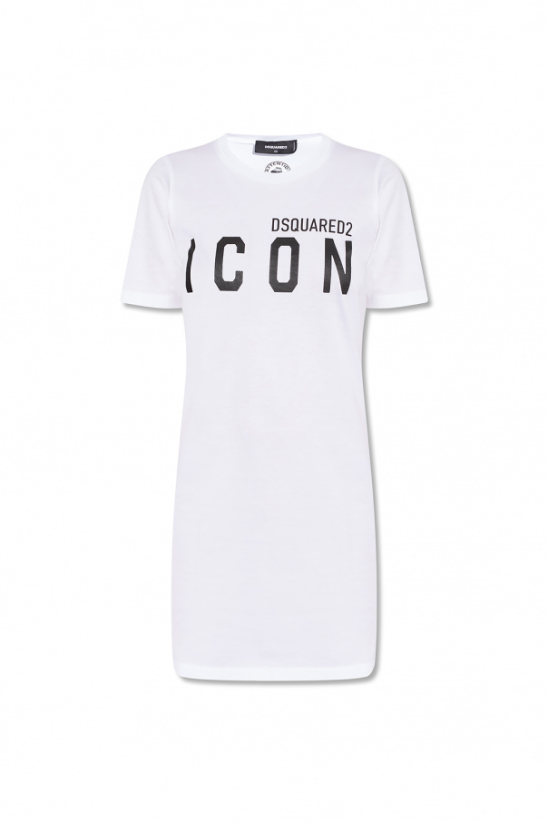 Dsquared2 Cotton JEANS dress with logo