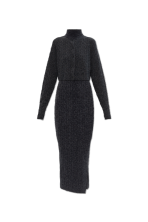 Vestido con cárdigan 