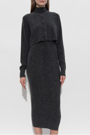 AllSaints Dress with "Sabine" cardigan