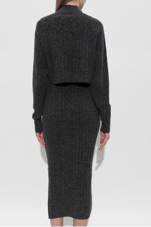 AllSaints Dress with "Sabine" cardigan