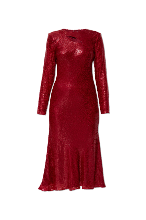 Dress with lurex thread