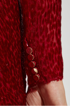 Self-Portrait Dress with lurex thread