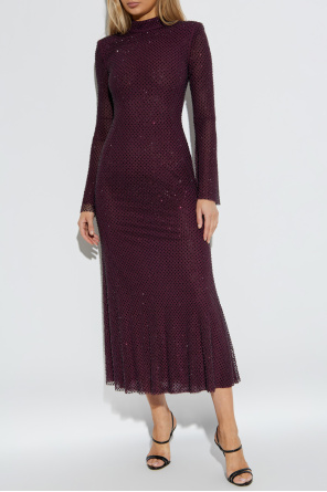 Self-Portrait Dress with shimmering appliqués