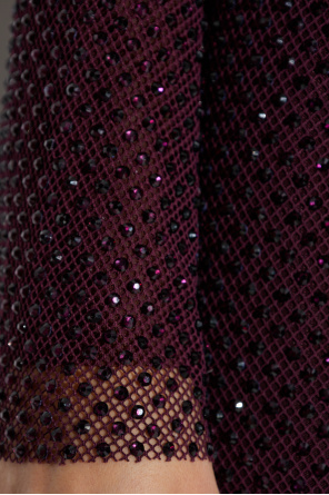 Self-Portrait Dress with shimmering appliqués