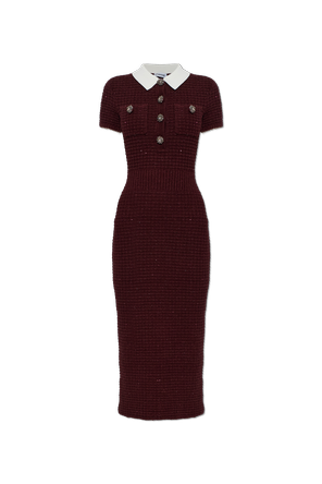 Vestido com gola