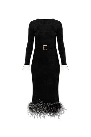 Ostrich feather dress