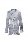 Bonpoint TEEN embroidered organic-cotton midi dress Grey