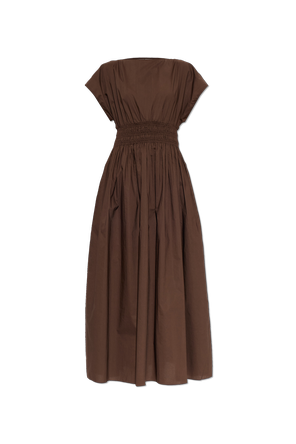 Vestido com drapeados