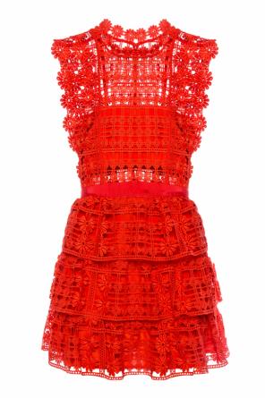 Sukienka z krótkimi rękawami od Self-Portrait