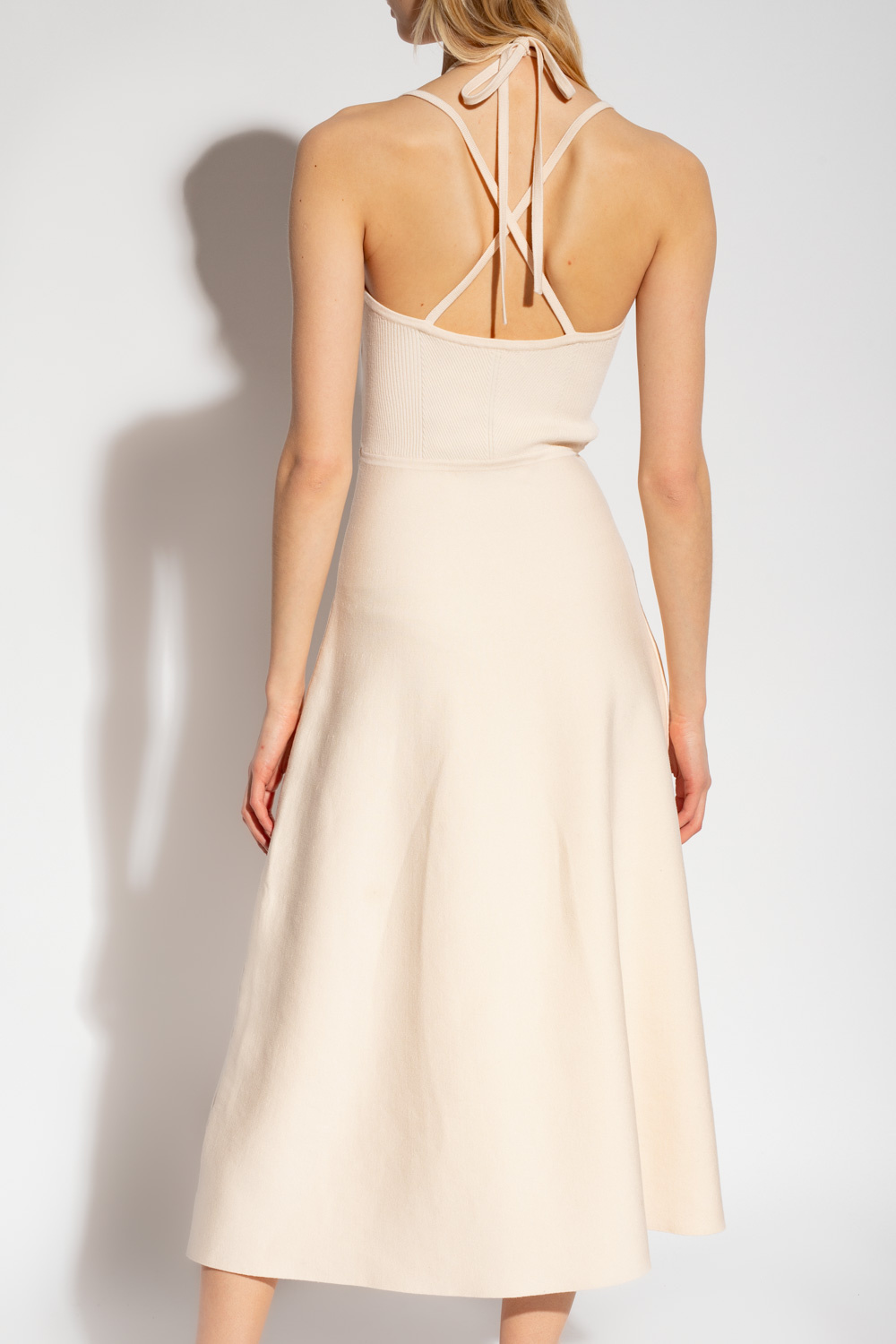Louis Vuitton pre-owned gathered hem sleeveless dress - Sofia