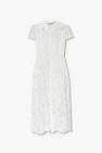 Tropicana Pintucked Cotton-voile Dress Womens Cream