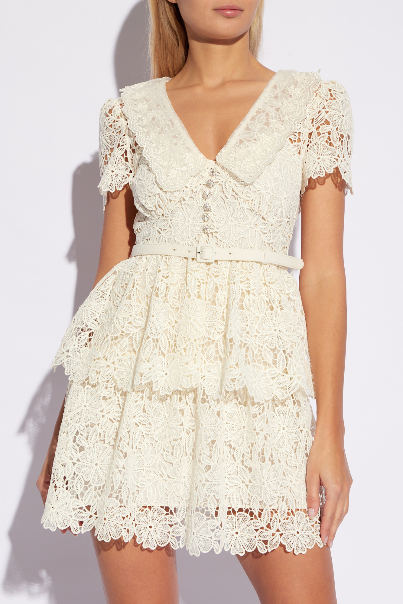 Cream Lace dress Self Portrait - Vitkac GB