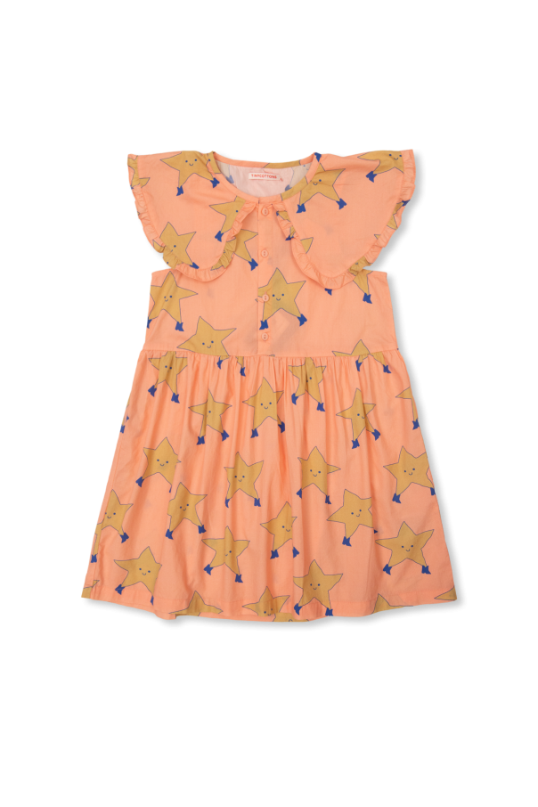 Tiny Cottons Dress with motif of dancing stars