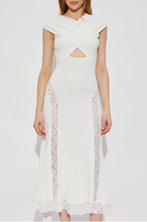 Self Portrait Dress with lace inserts