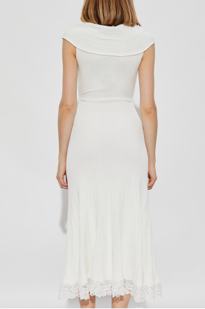 Self Portrait Dress with lace inserts