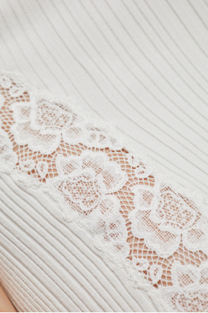 Self Portrait Dress with lace inserts