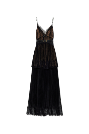 Lace dress with straps