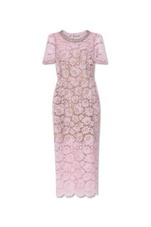 Lace dress with shimmering sequins