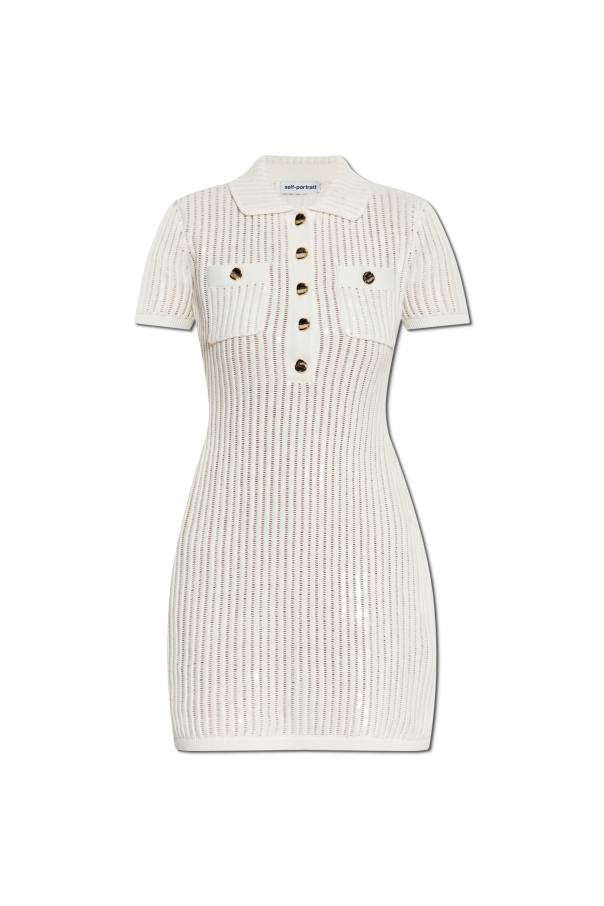 Self-Portrait Dress with shimmering sequins