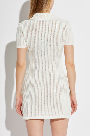 Self-Portrait Dress with shimmering sequins