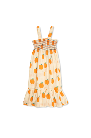 Dress with stitching