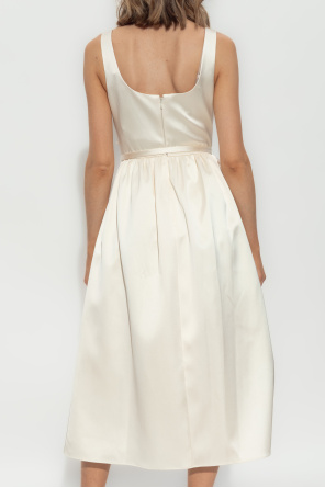 Self-Portrait Satin dress with belt